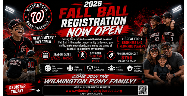 2026 Fall Ball Registration is NOW OPEN